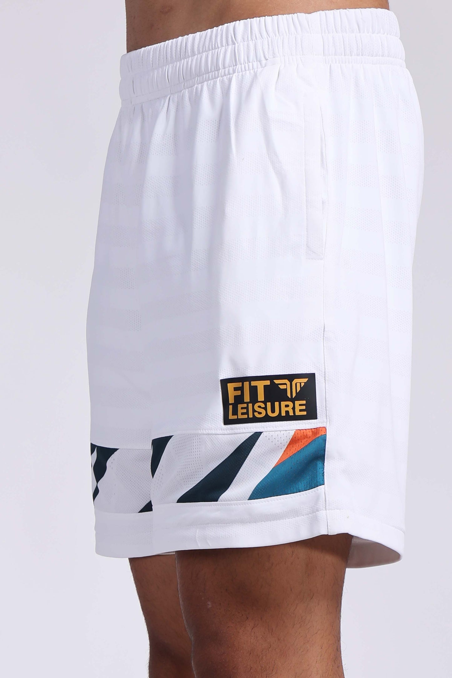 Men's Pyrite Tennis Coord Set - White/Orange
