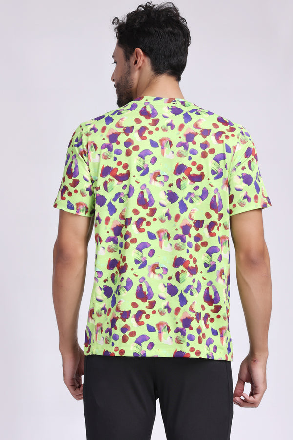 Men's Peridot Tee - Neon Green