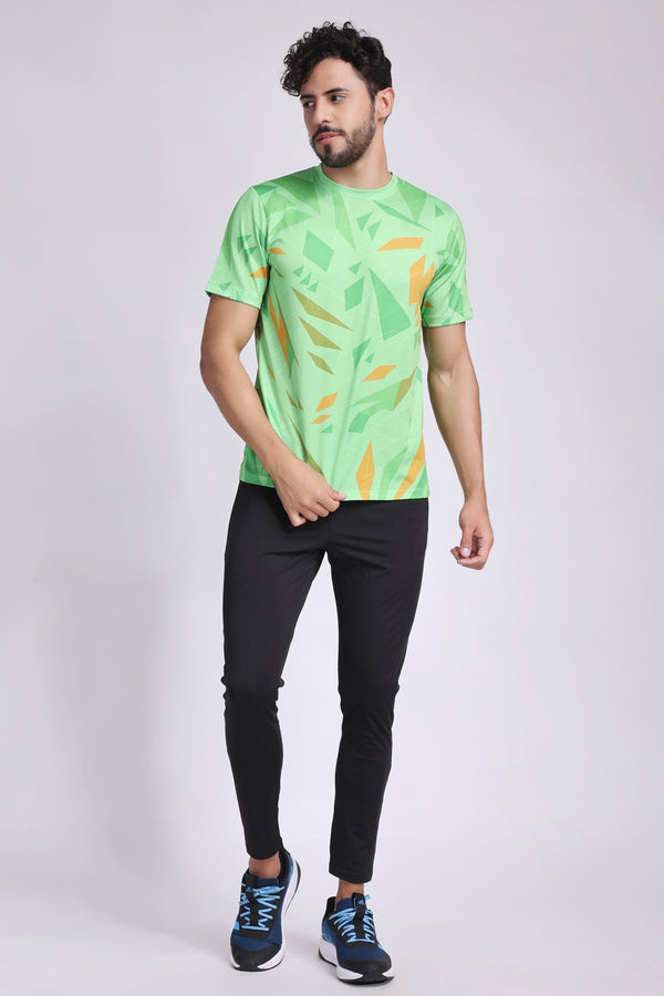 Men's Agate Tennis Tee - Neon Green