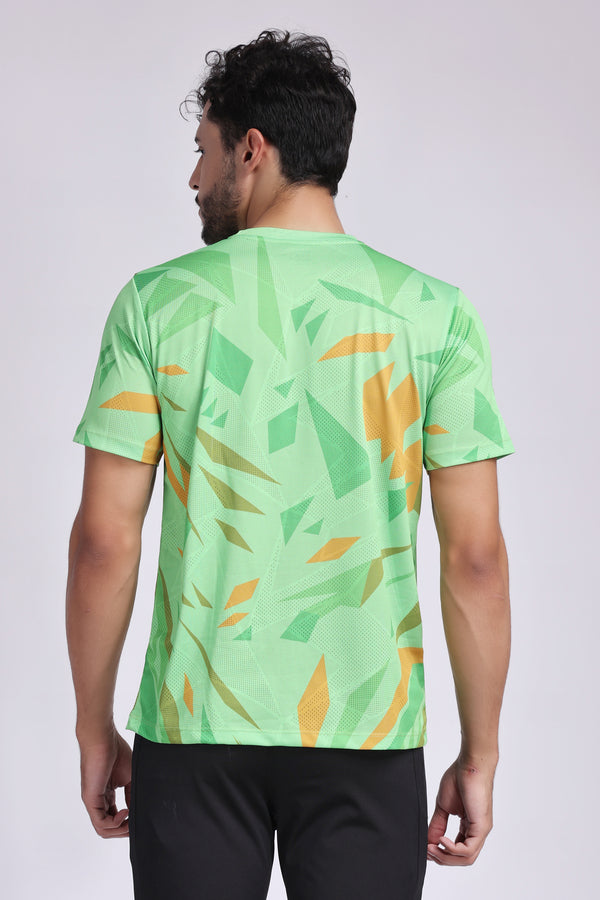 Men's Agate Tennis Tee - Neon Green