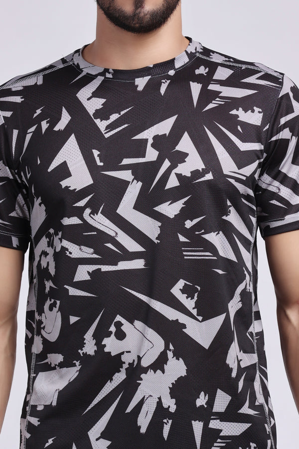 Men's Onyx Tennis Tee - Black