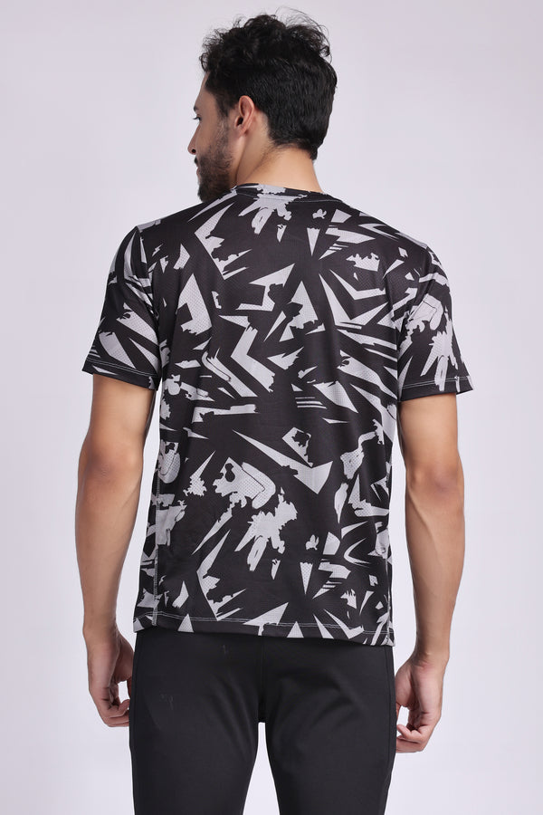 Men's Onyx Tennis Tee - Black