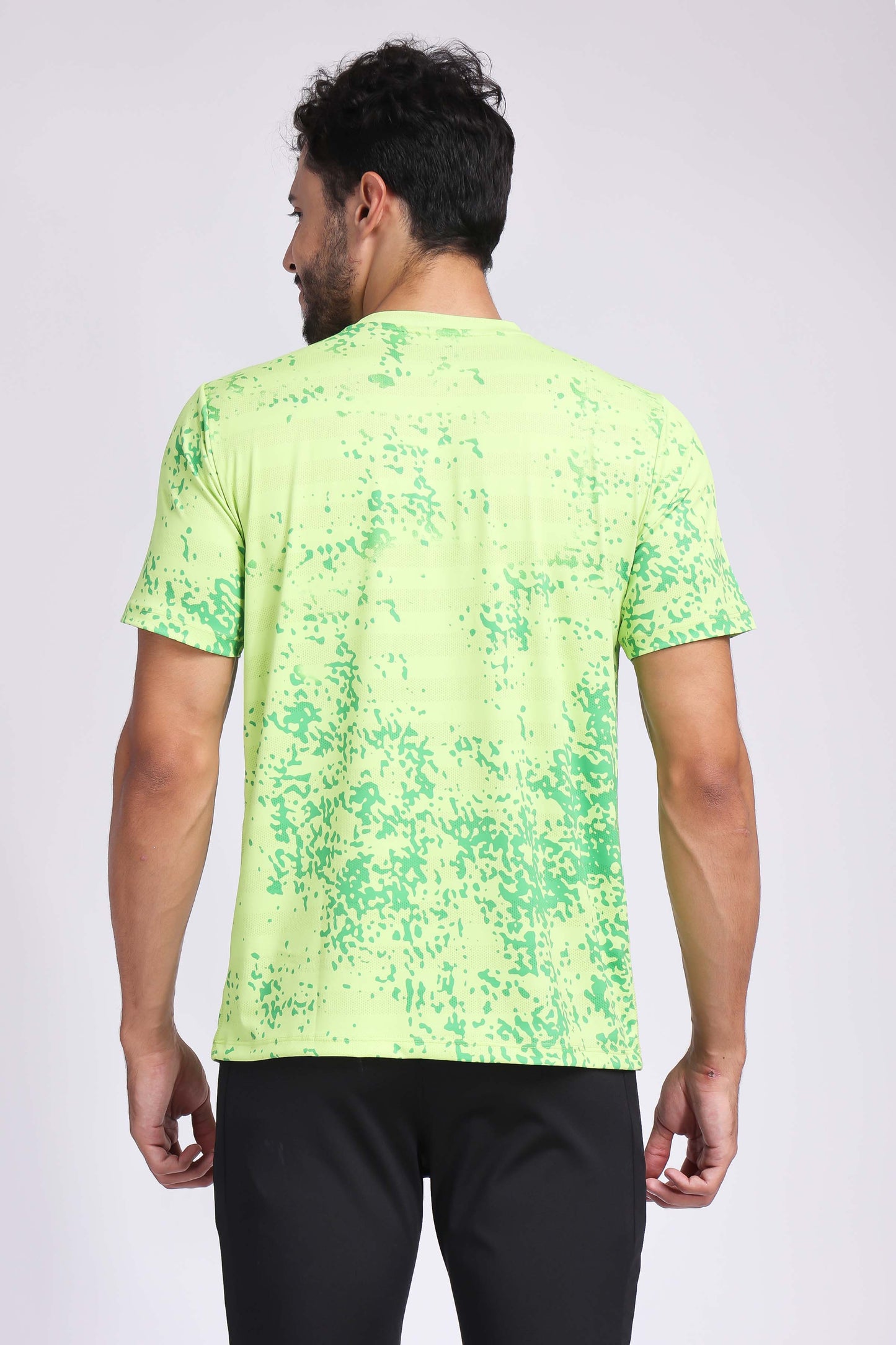 Men's Training/Workout Tee - Neon Green
