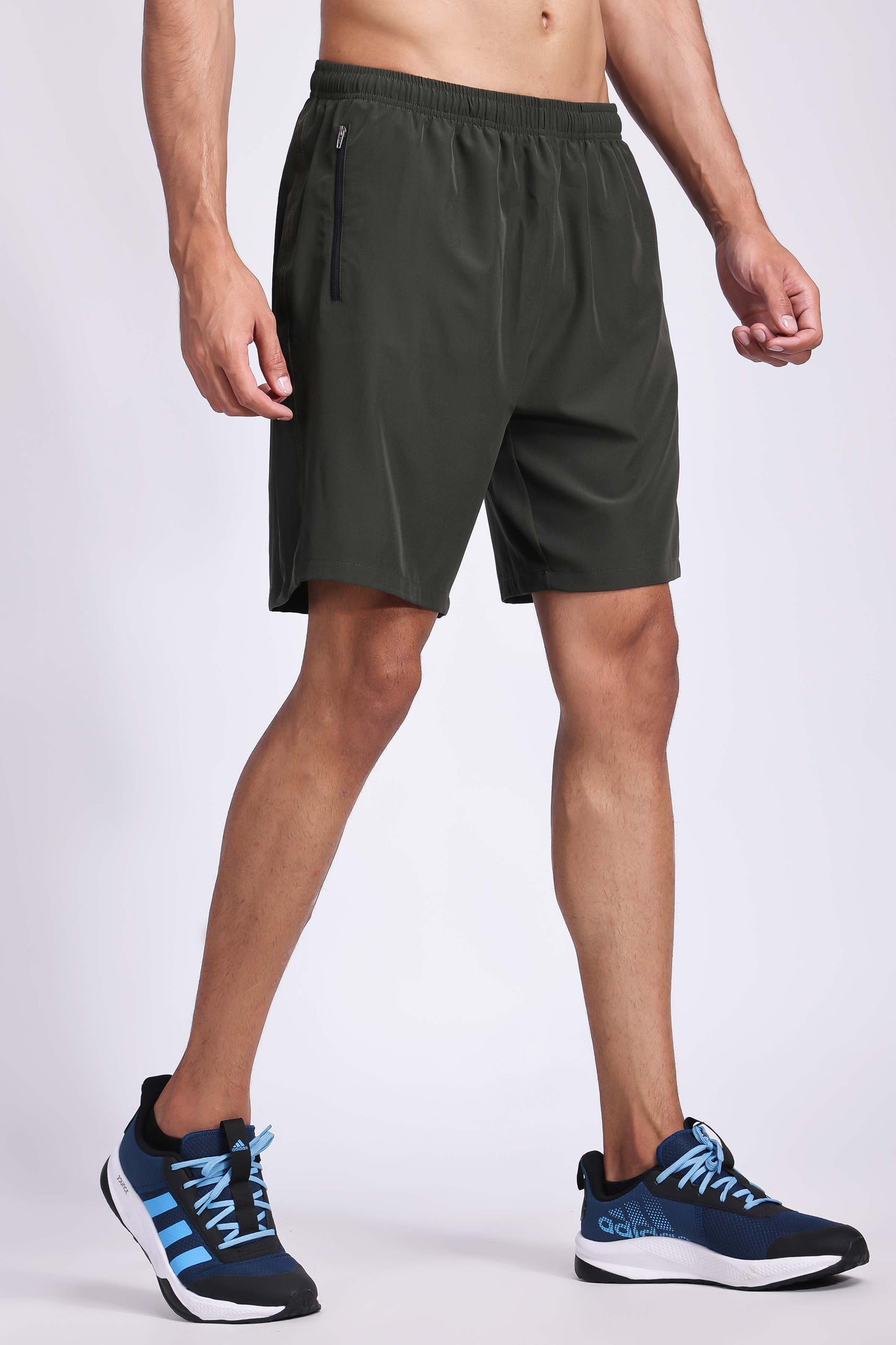Men's Lycra Training Shorts - Olive