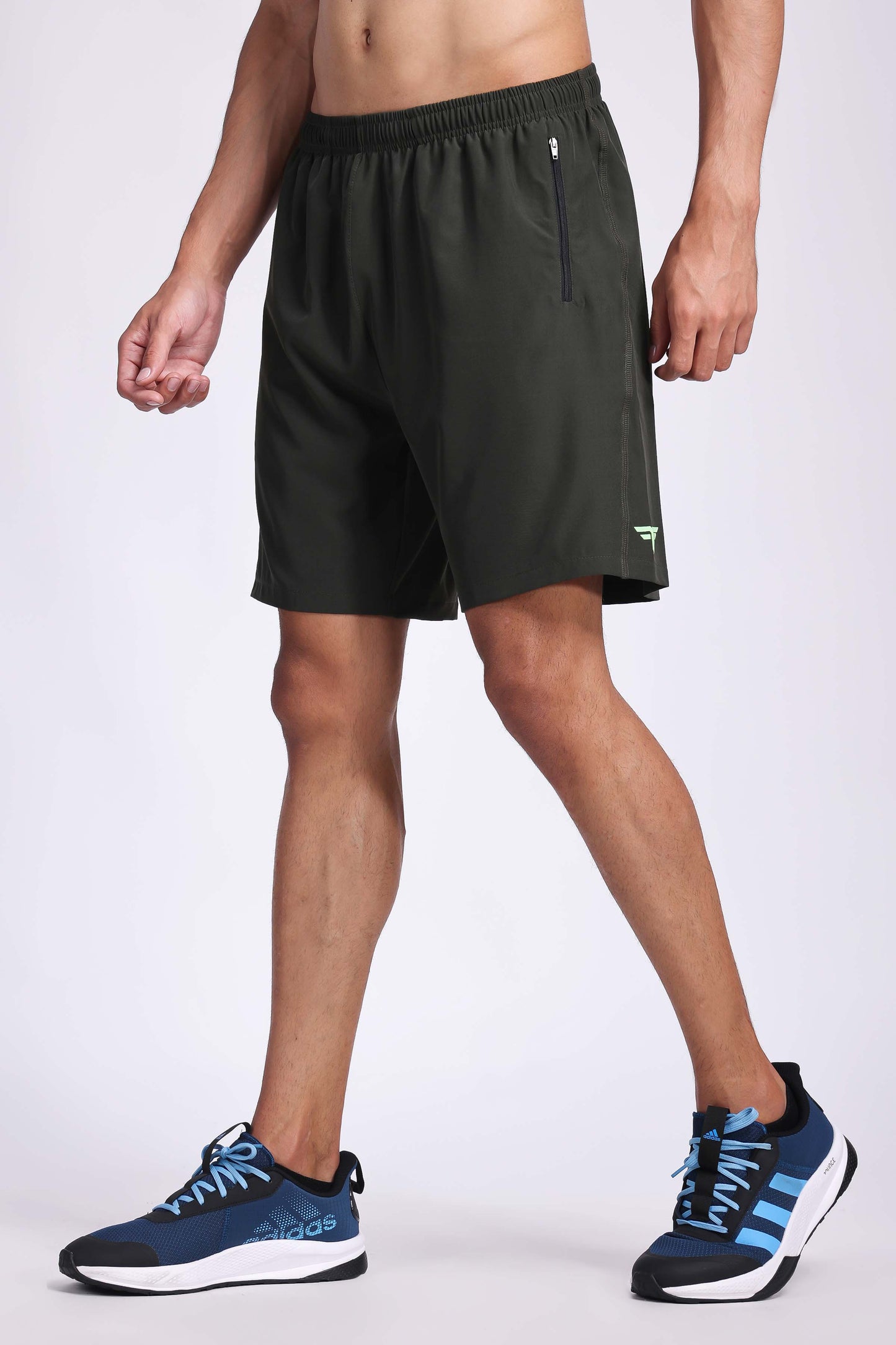Men's Lycra Training Shorts - Olive