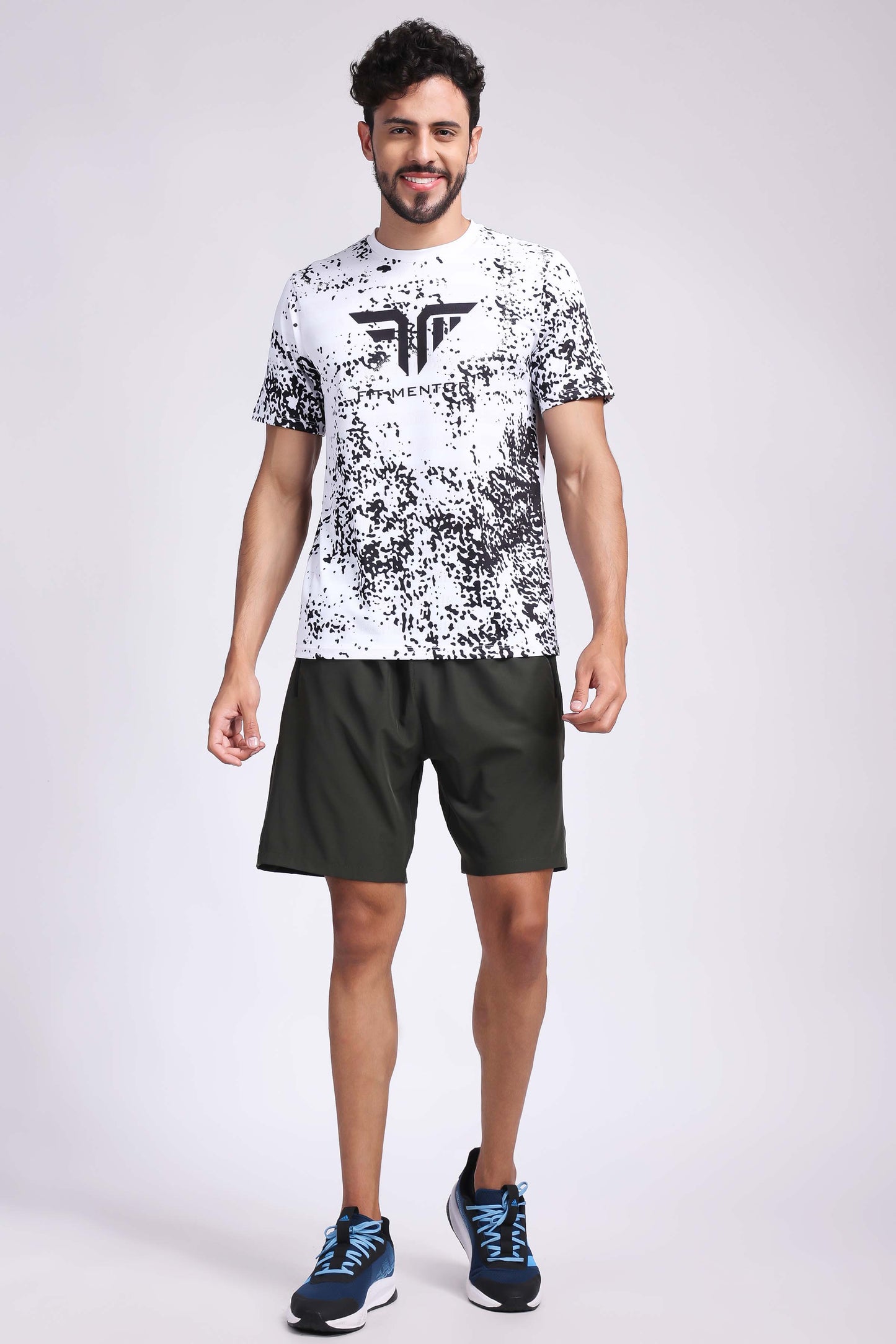 Men's Lycra Training Shorts - Olive