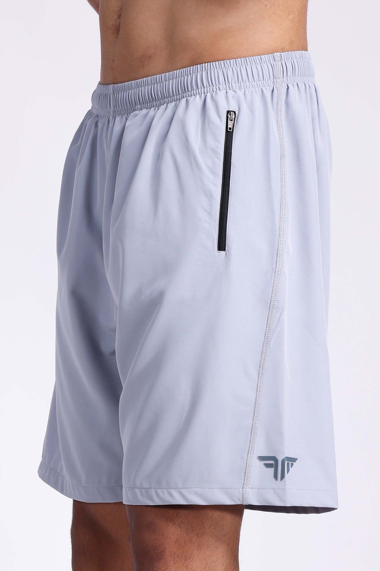 Men's Lycra Training Shorts - Light Grey