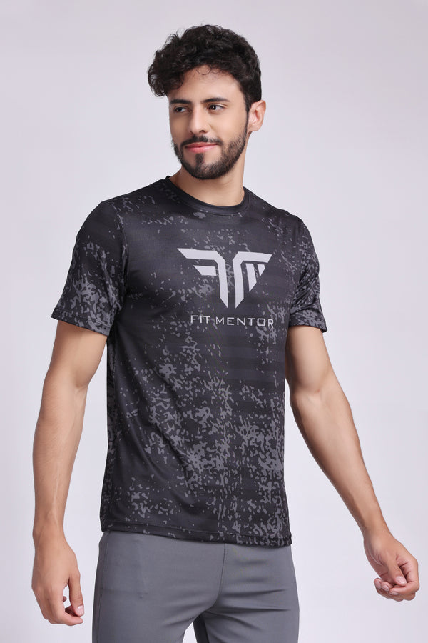 Men's Training/Workout Tee - Black