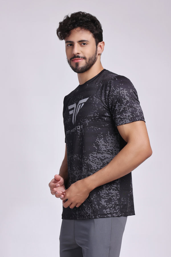 Men's Training/Workout Tee - Black