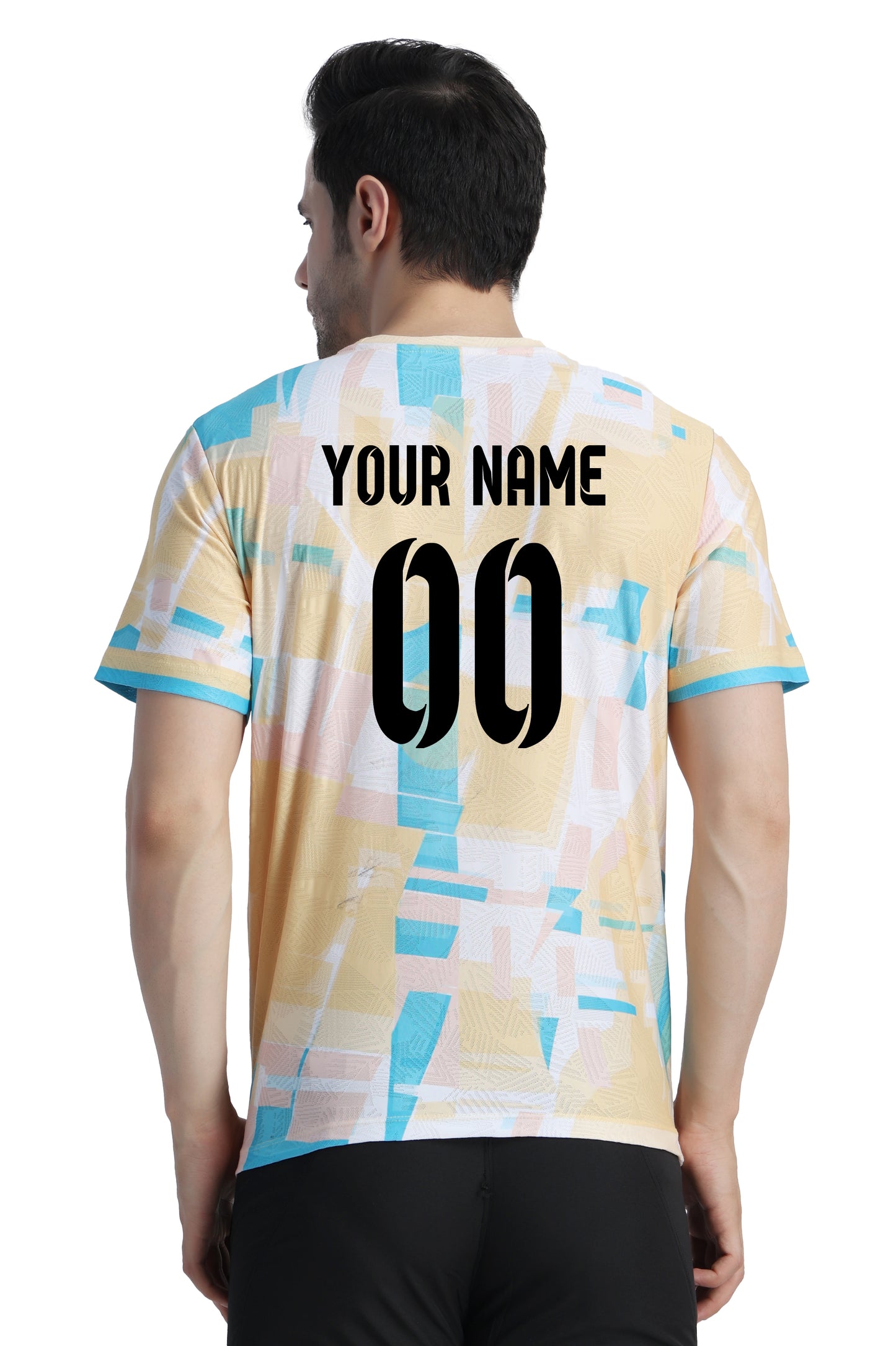 Unisex Customised Sports Jersey - Beige