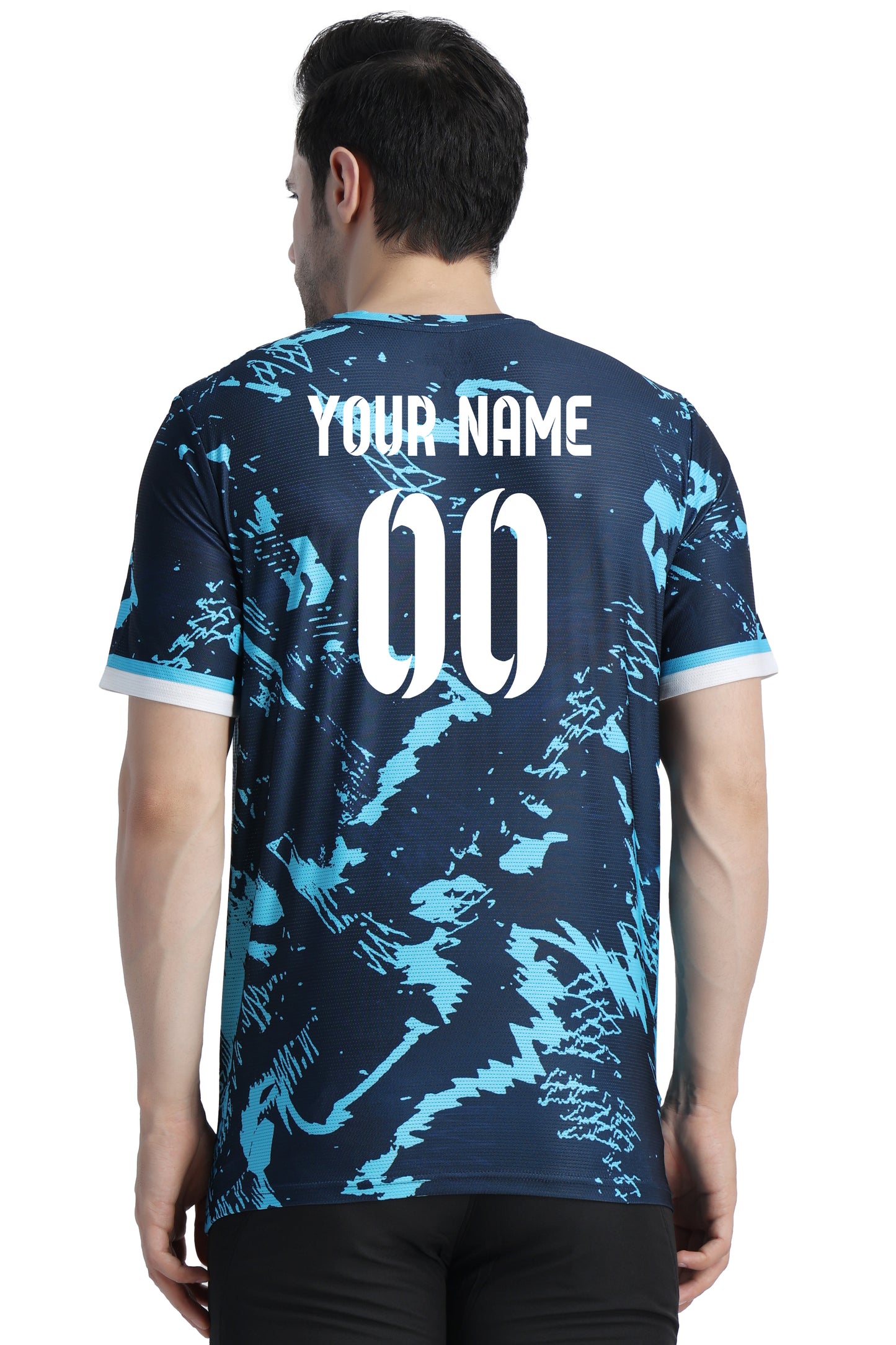Unisex Customised Sports Jersey - Oceanic Blue