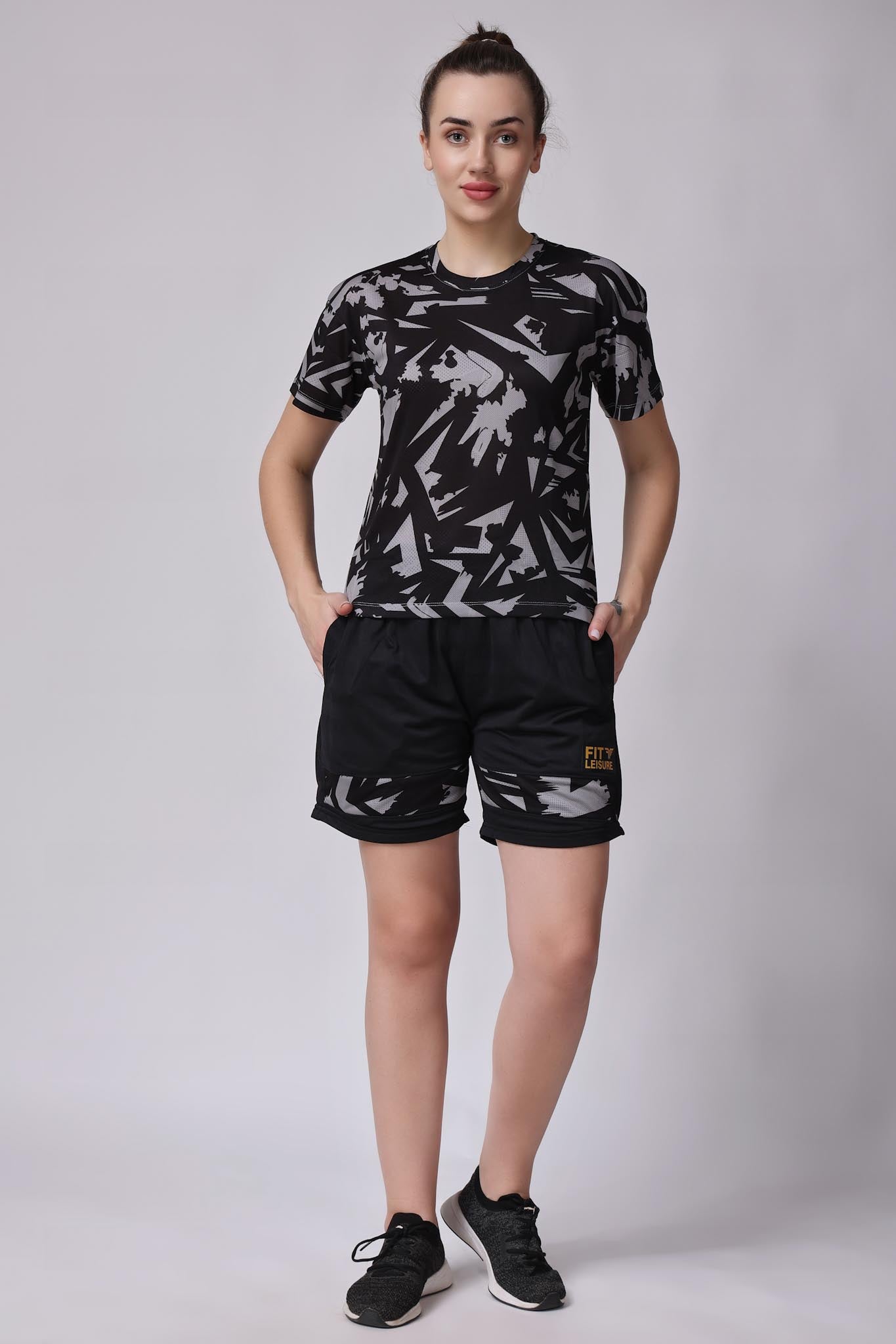 Women's Onyx Tennis Shorts - Black