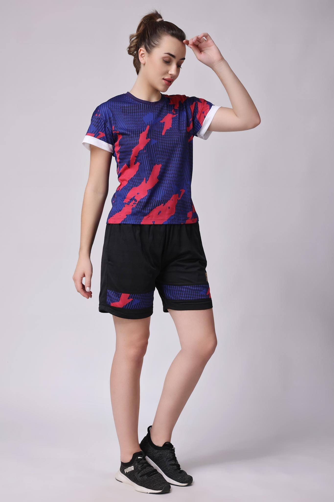 Women's Azurite Badminton Coord Set - Purple