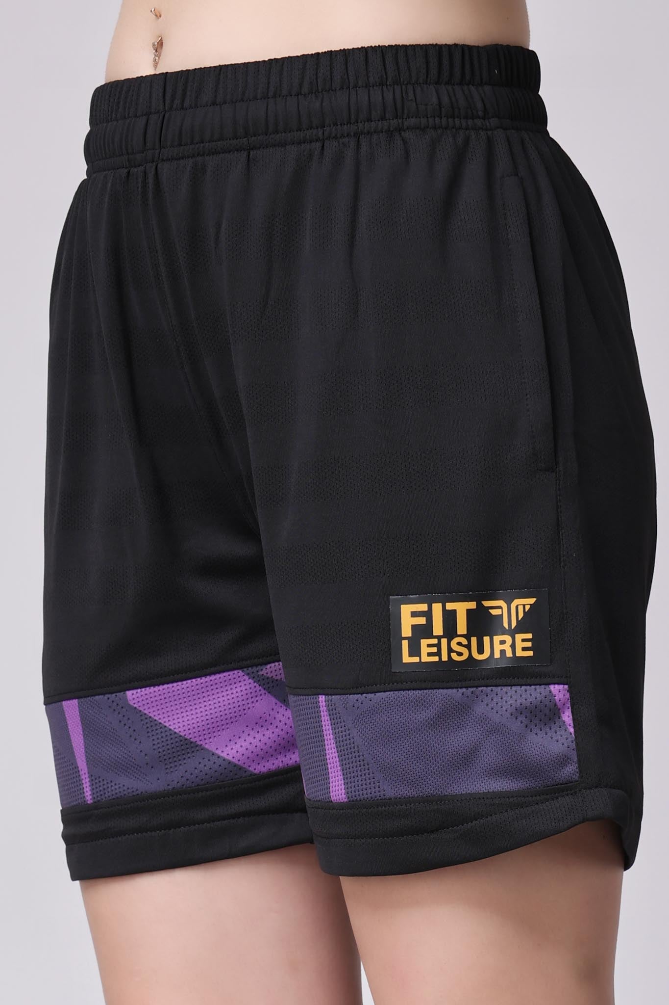 Women's Sapphire Badminton Shorts - Dark Purple