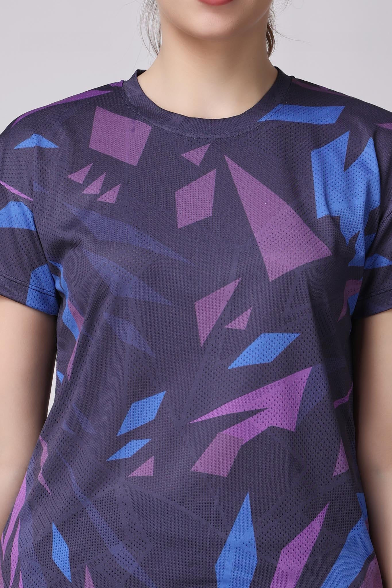 Women's Sapphire Badminton Coord Set - Dark Purple
