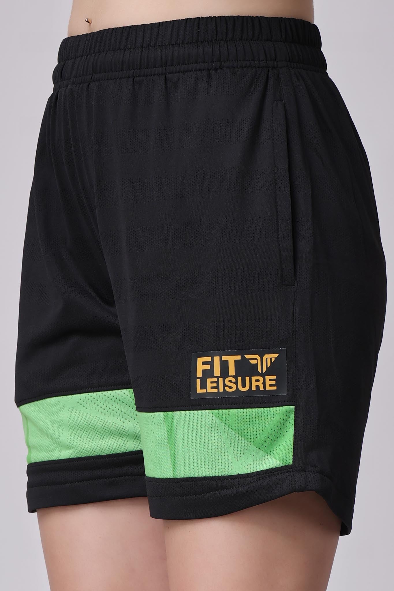 Women's Agate Tennis Shorts - Neon Green
