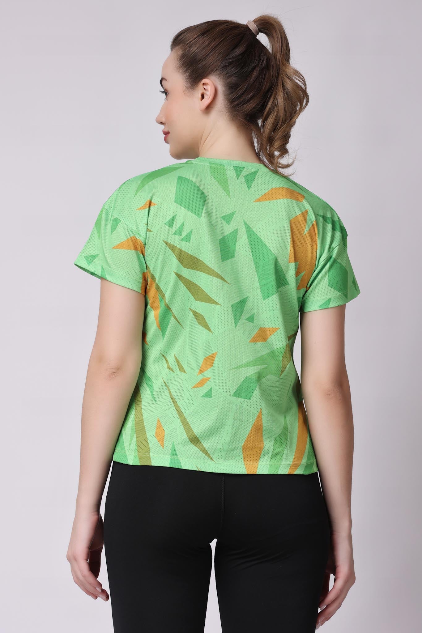 Women's Agate Tennis Tee - Neon Green