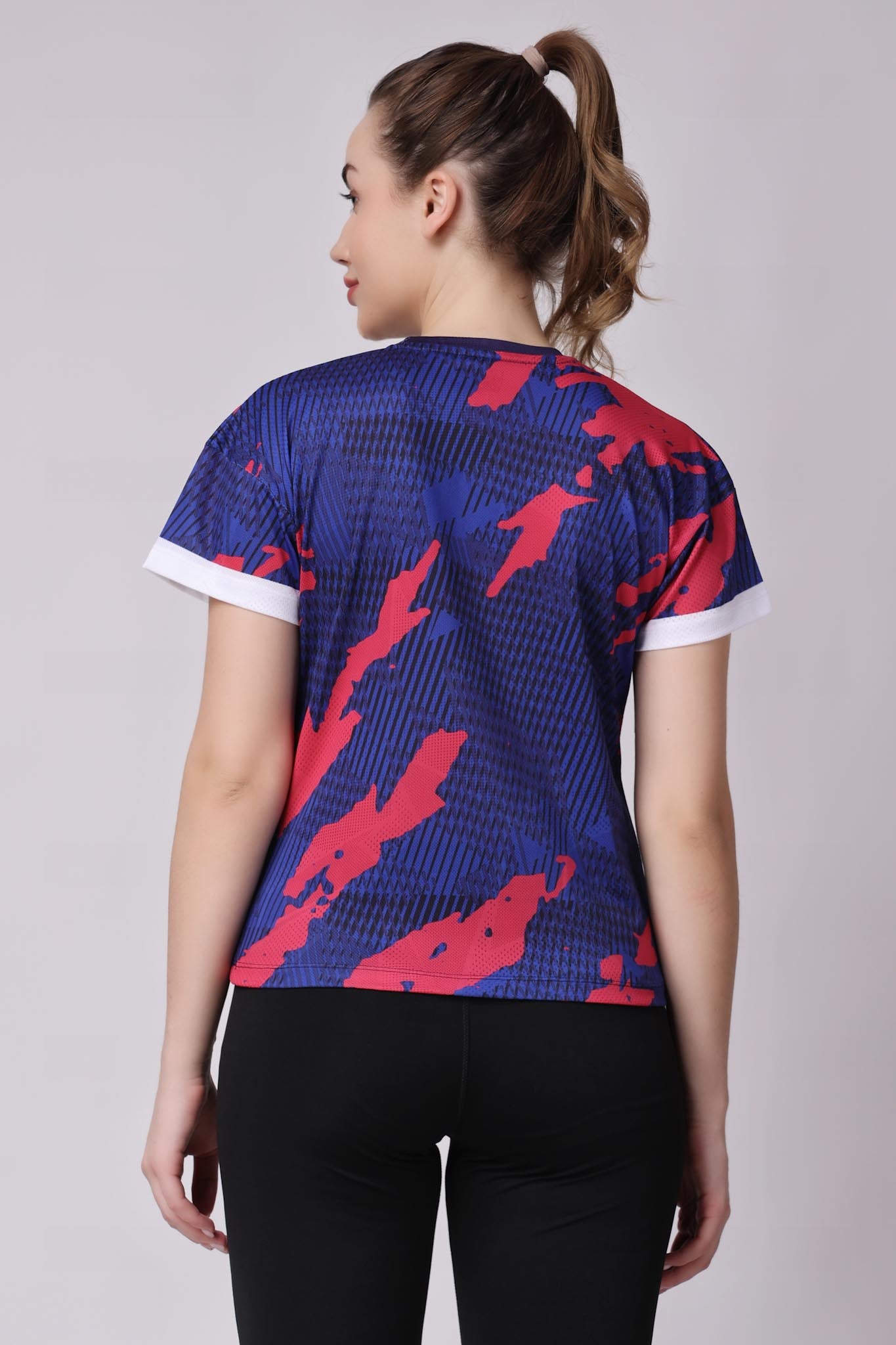 Women's Azurite Badminton Tee - Purple