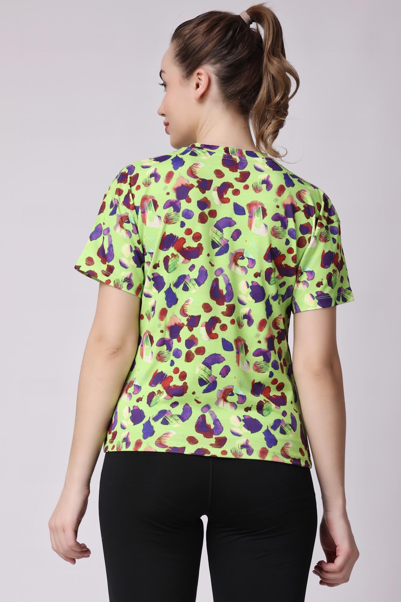 Women's Peridot Tee - Neon Green