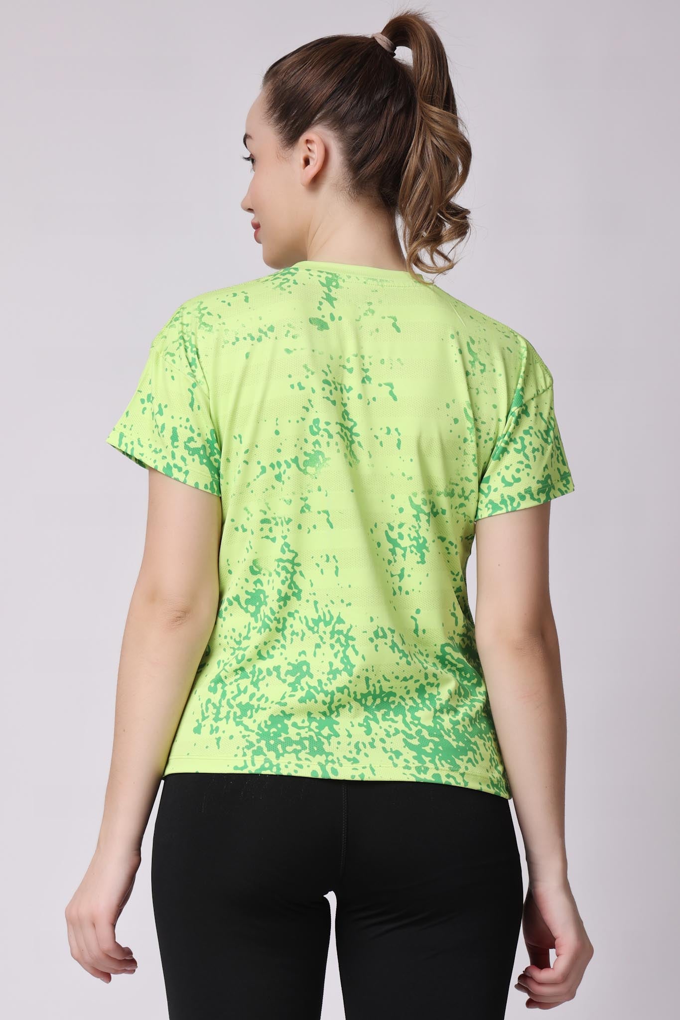 Women's Training/Workout Tee - Neon Green