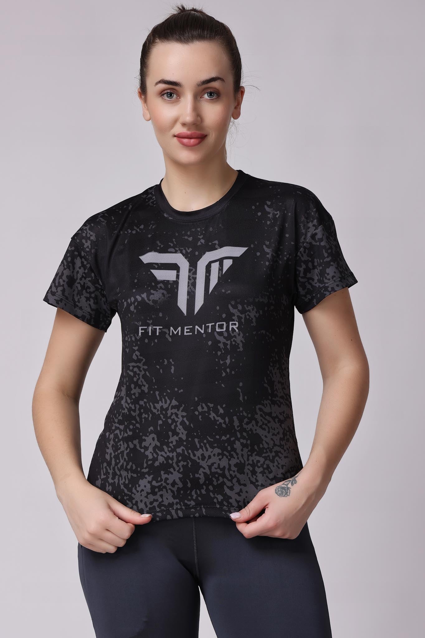 Women's Training/Workout Tee - Black