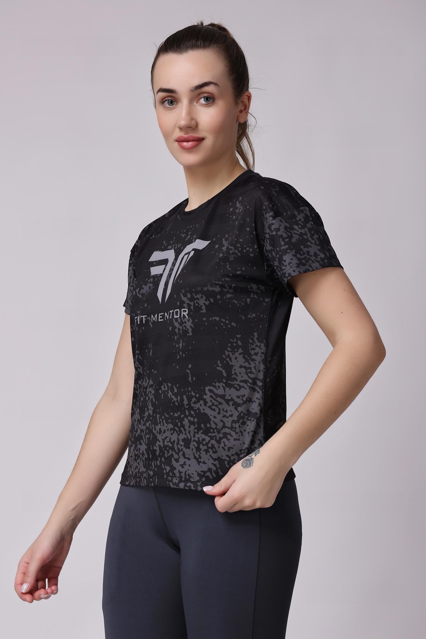 Women's Training/Workout Tee - Black
