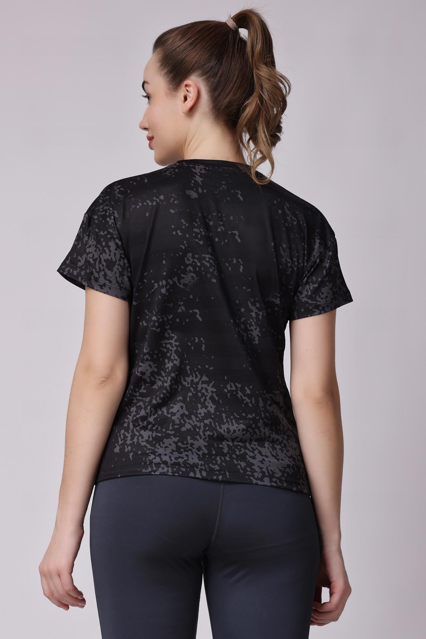 Women's Training/Workout Tee - Black