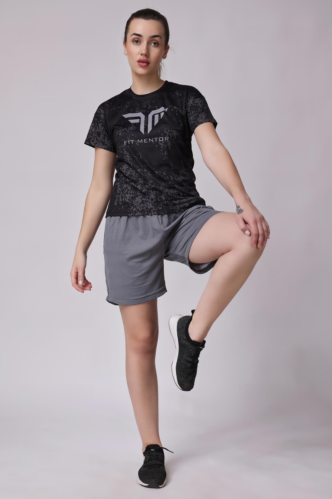 Women's Travel Shorts - Grey