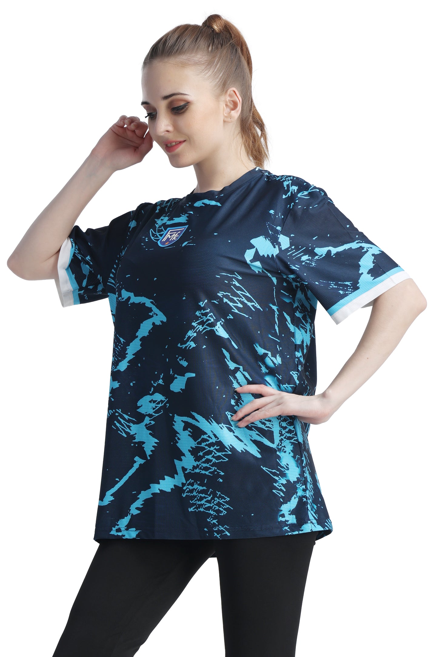 Unisex Customised Sports Jersey - Oceanic Blue