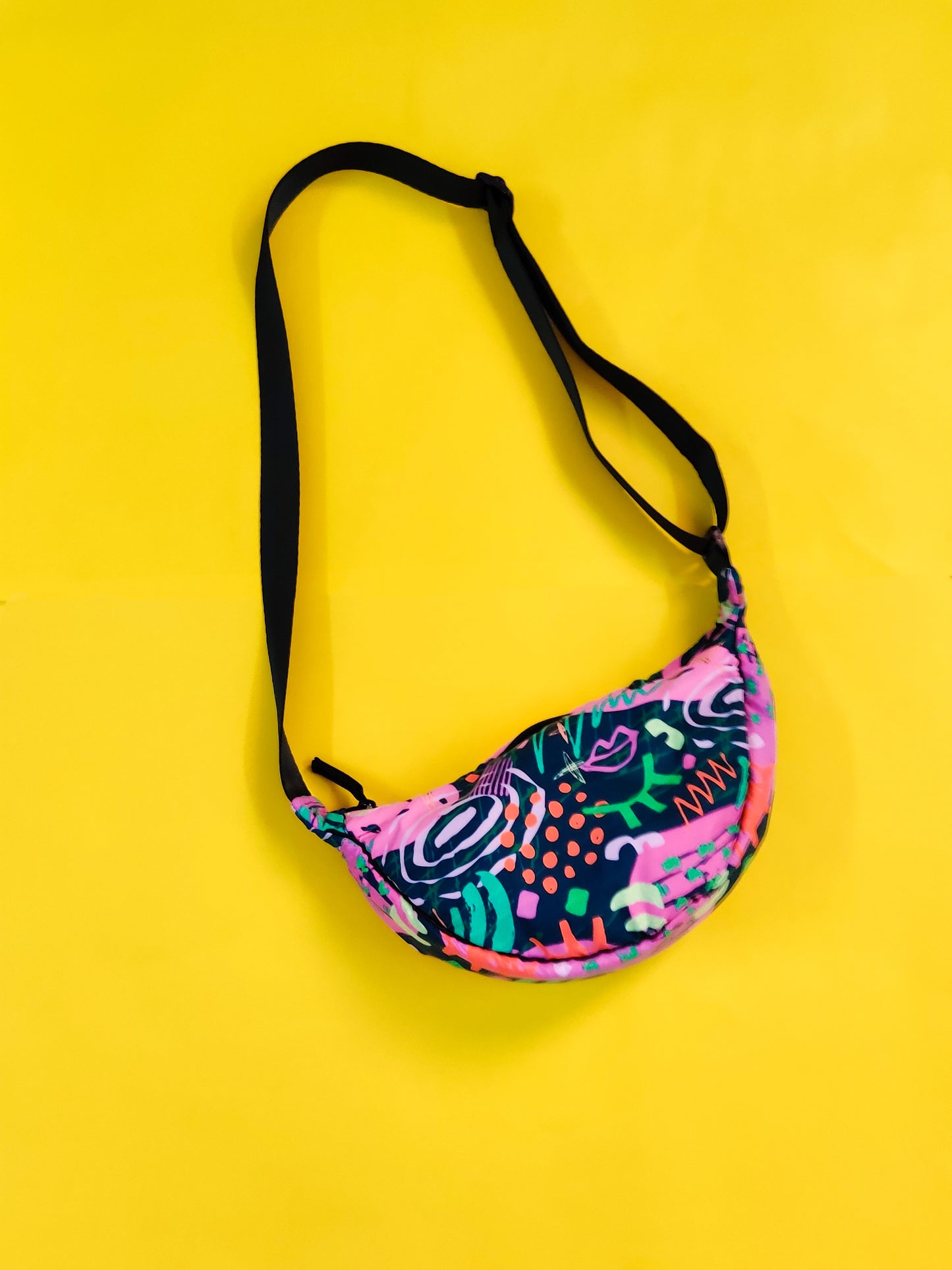 Banana Shoulder Bag - Abstract