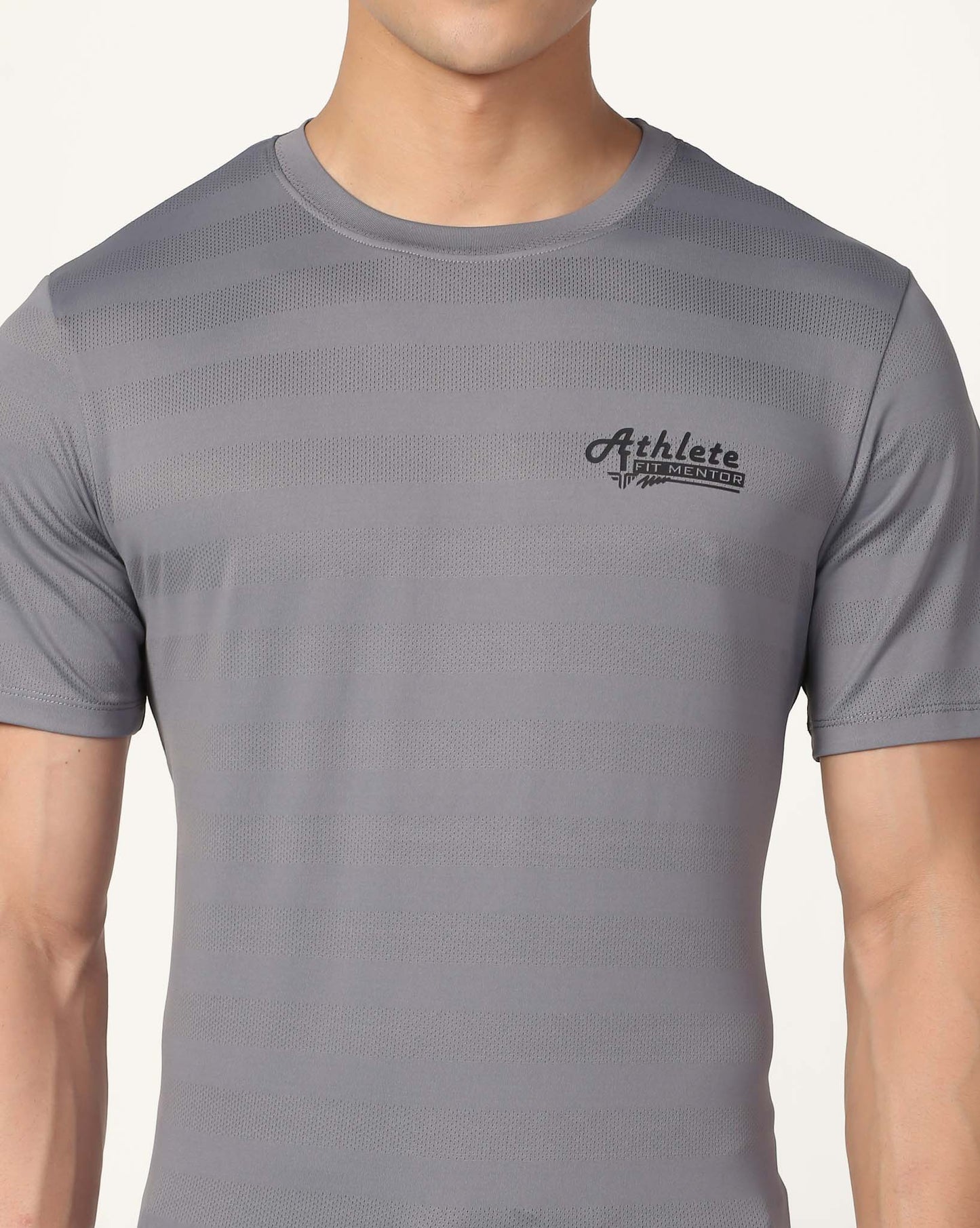 Men's Training Polyester Tee - Grey