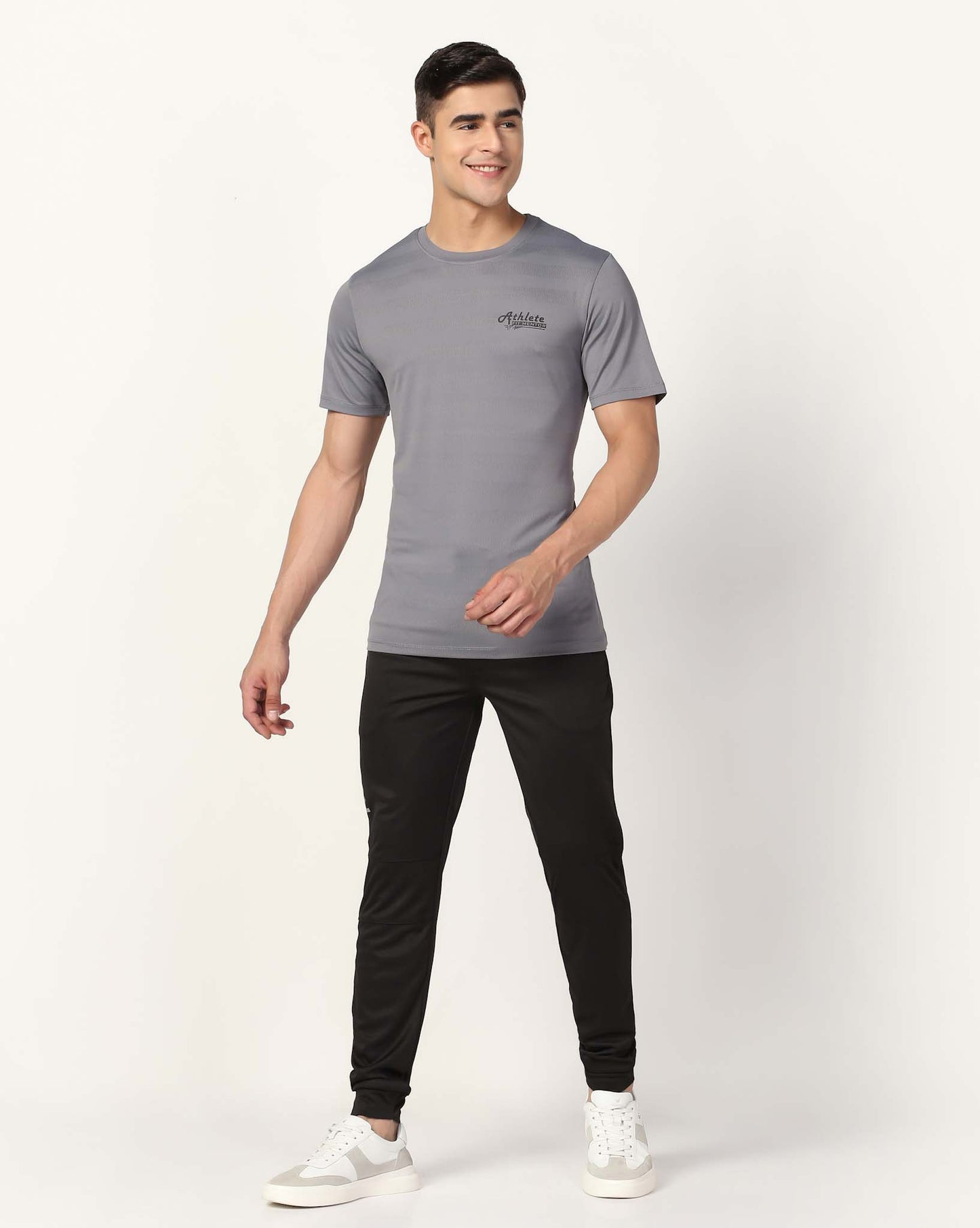 Men's Training Polyester Tee - Grey