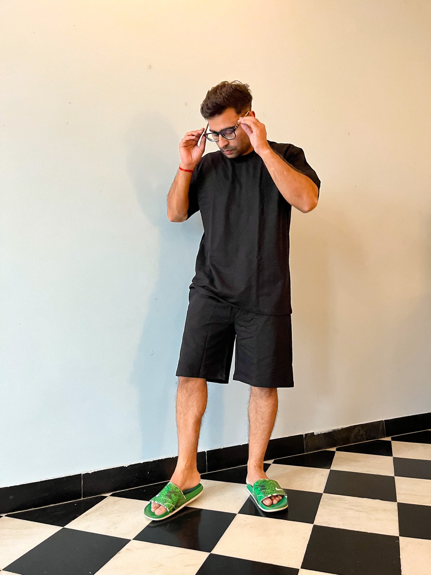Men's Leisure Coord Set - Black