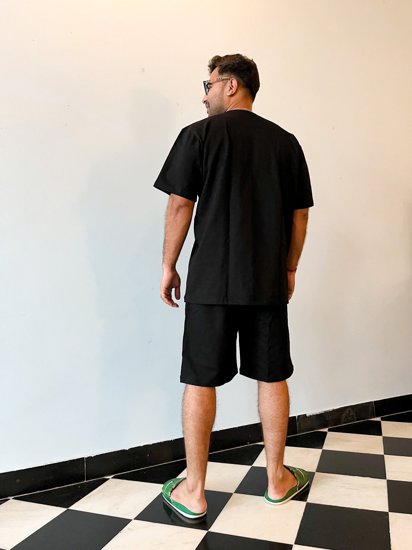 Men's Leisure Coord Set - Black