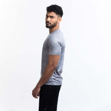 Men's Camou Polyester Tee - Black/Grey (Pack of Two)
