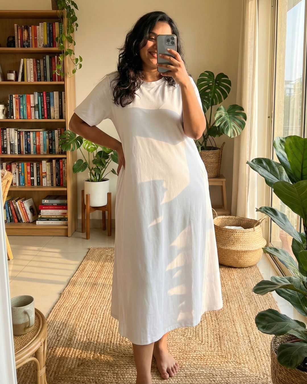 Women's Cotton Lycra Leisure Dress