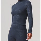 TexturaFlex Long Sleeves Crop Top