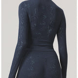 TexturaFlex Long Sleeves Crop Top