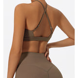 CrossAura Halter Sculpt Sports Bra