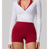 Athletica Wrap Long Sleeve Top