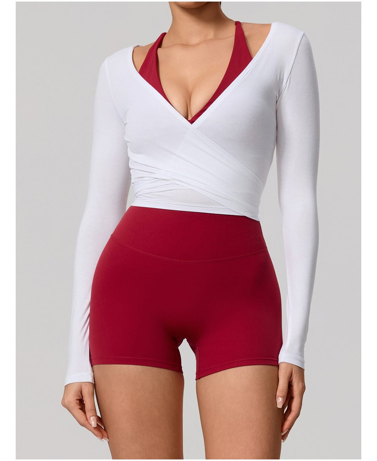 Athletica Wrap Long Sleeve Top