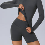 HYBRIX Set - Long Sleeve Top & Shorts