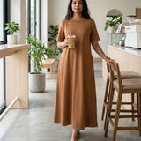 Women's Cotton Lycra Leisure Dress