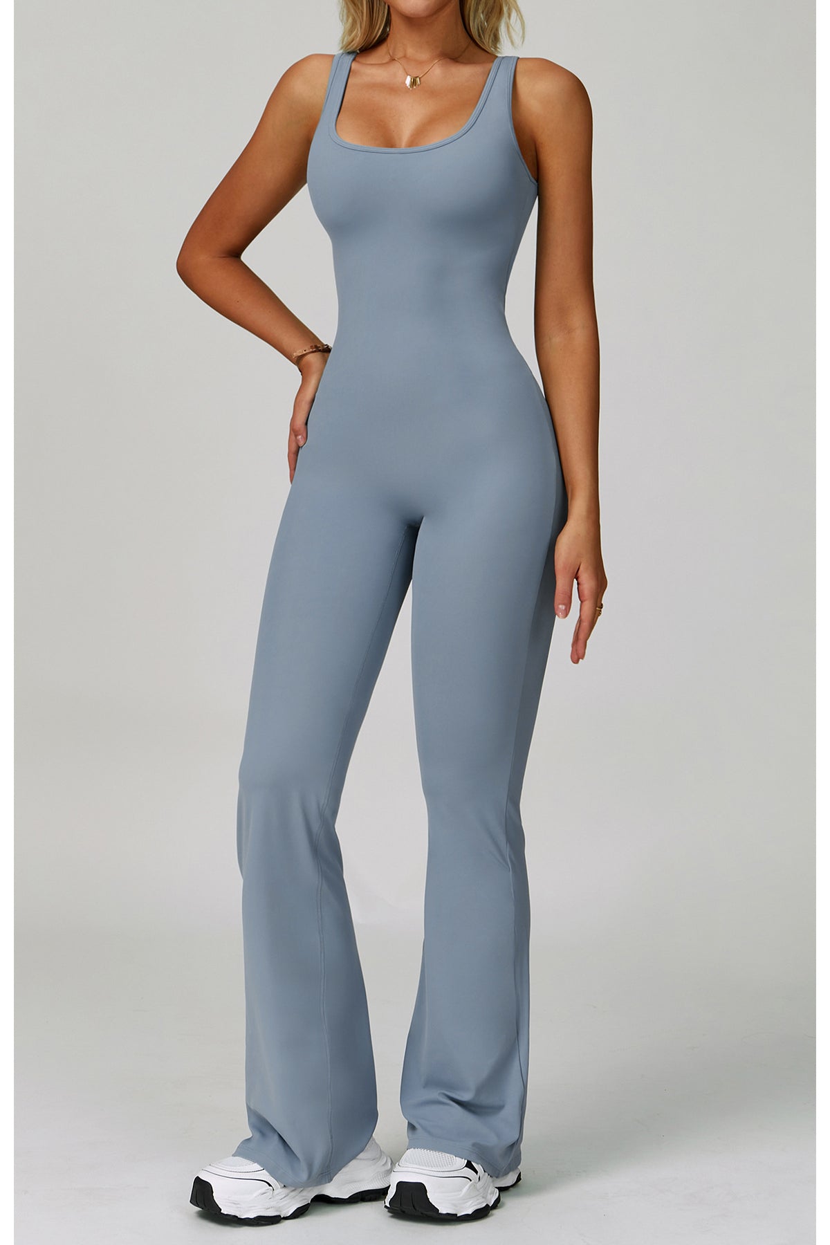 Viora Flare Sculpt Jumpsuit
