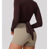 Athletica Wrap Long Sleeve Top