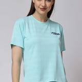 Women's Polyester Tee - Sky Blue