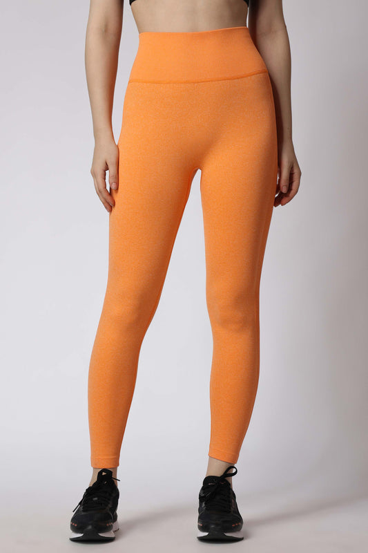 Women's Muse Seamless Leggings - Orange