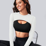 MotionWrap Long Sleeve Top - White