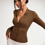 SoftSculpt Active Zip Jacket - Brown