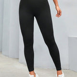 Eclipse Ribbed Sculpt Leggings - Black
